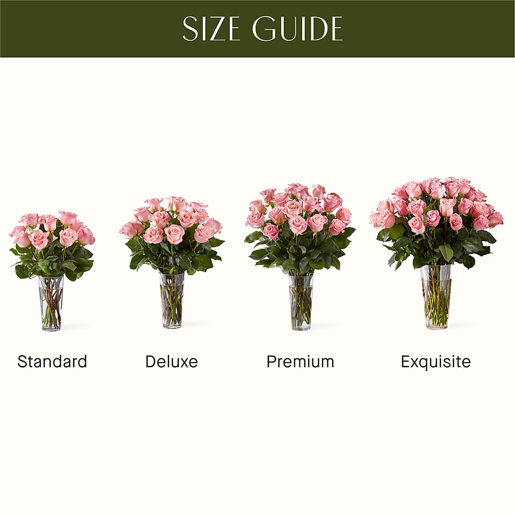 Long Stem Pink Rose Bouquet – ALISA'S UNIQUE DESIGNS, Spencer WV