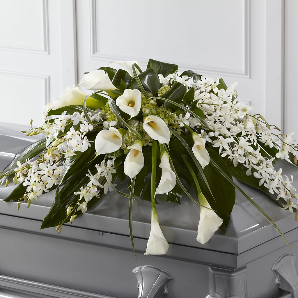 Angel Wings Casket Spray – ALISA'S UNIQUE DESIGNS, Spencer WV
