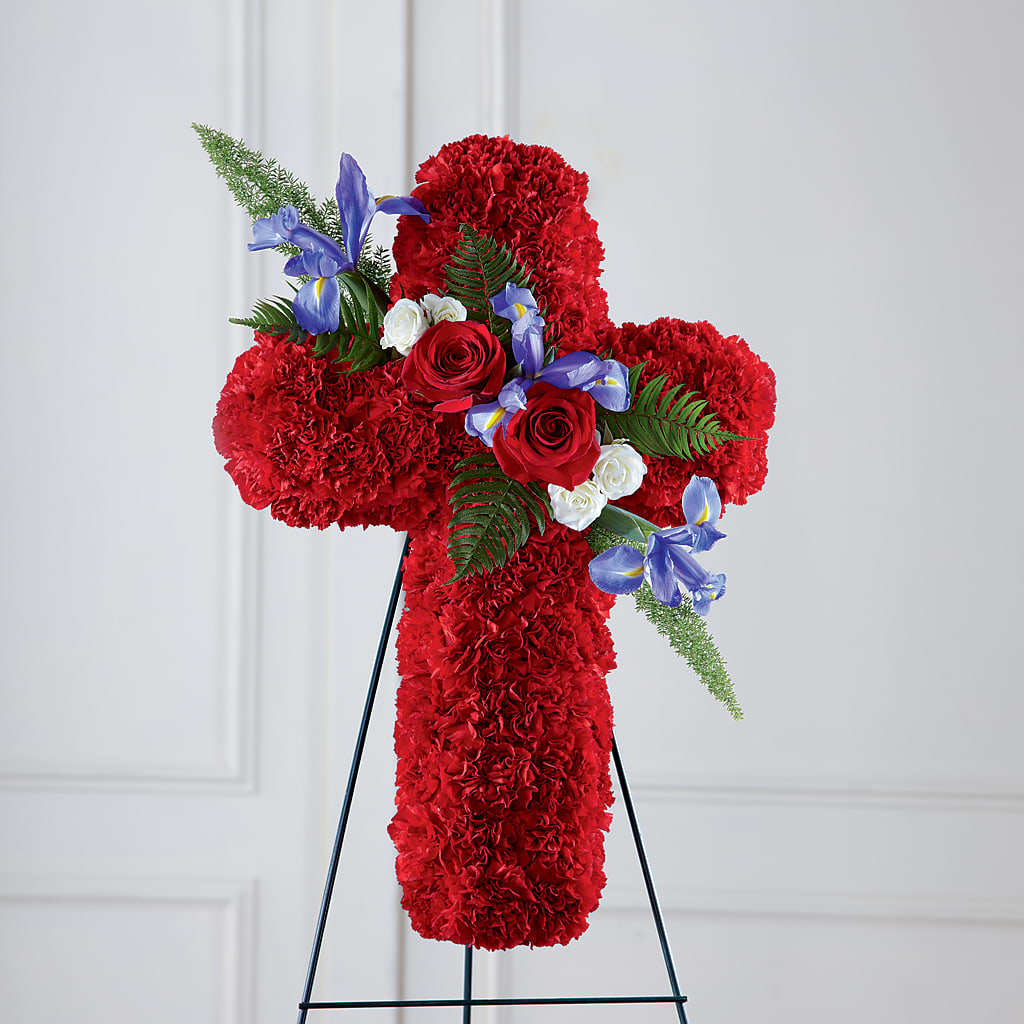 Faithful Hero Floral Cross – ALISA'S UNIQUE DESIGNS, Spencer WV