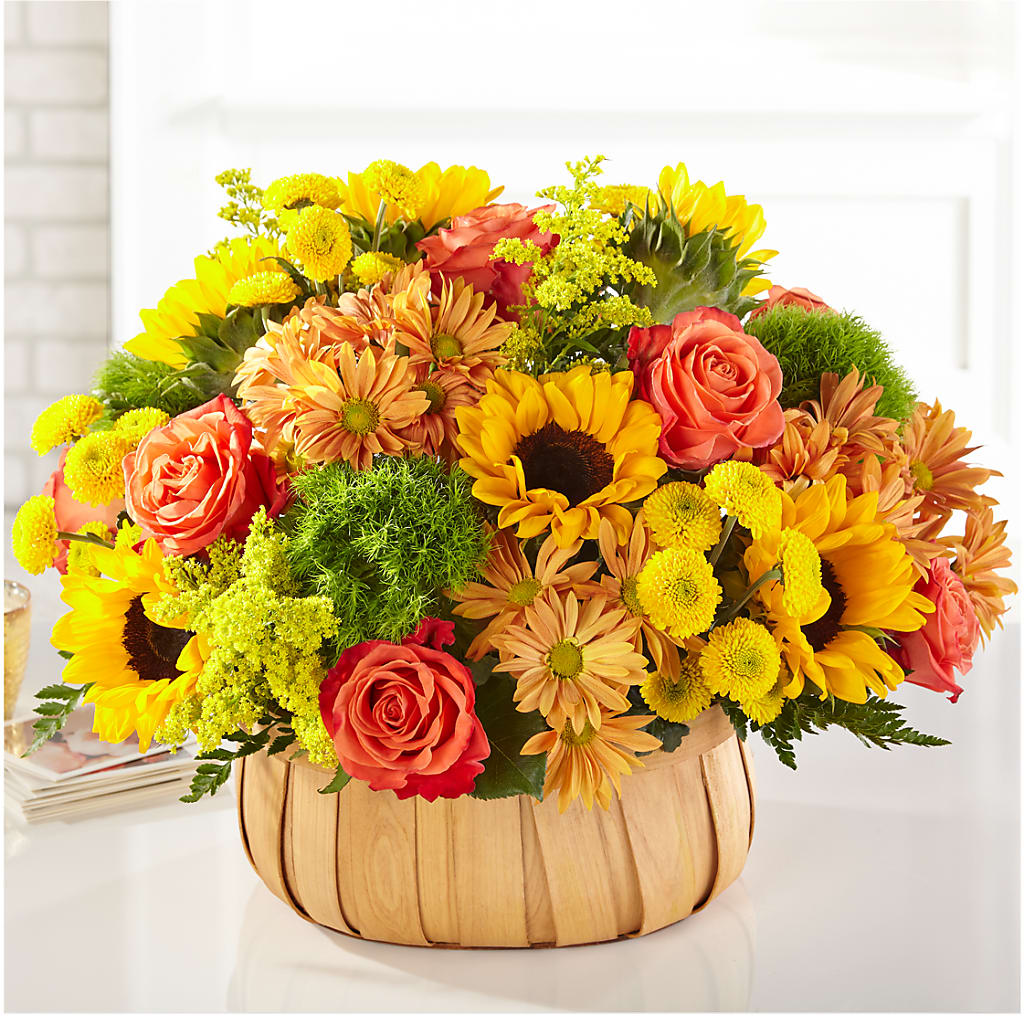 Harvest Sunflower Basket – ALISA'S UNIQUE DESIGNS, Spencer WV