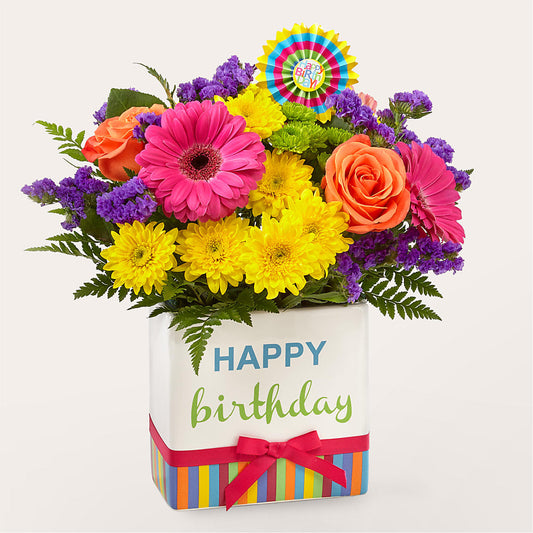 Birthday Brights Bouquet – ALISA'S UNIQUE DESIGNS, Spencer WV