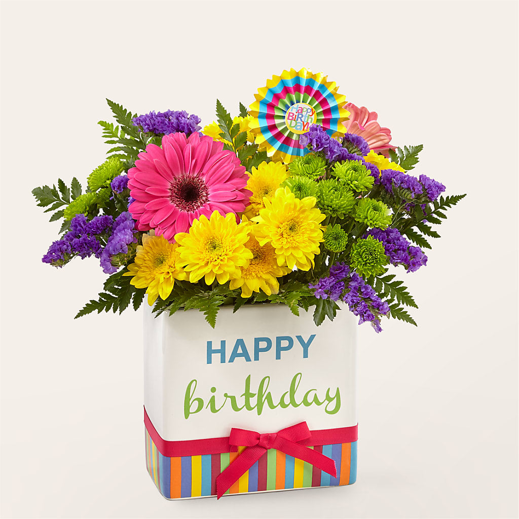 Birthday Brights Bouquet – ALISA'S UNIQUE DESIGNS, Spencer WV