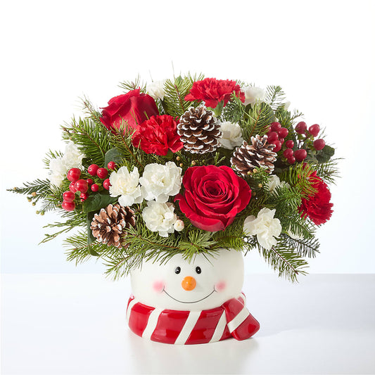 Jolly Snowman Bouquet – ALISA'S UNIQUE DESIGNS, Spencer WV