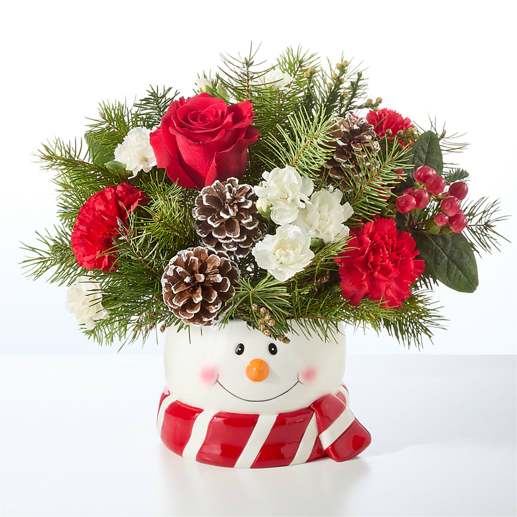Jolly Snowman Bouquet – ALISA'S UNIQUE DESIGNS, Spencer WV