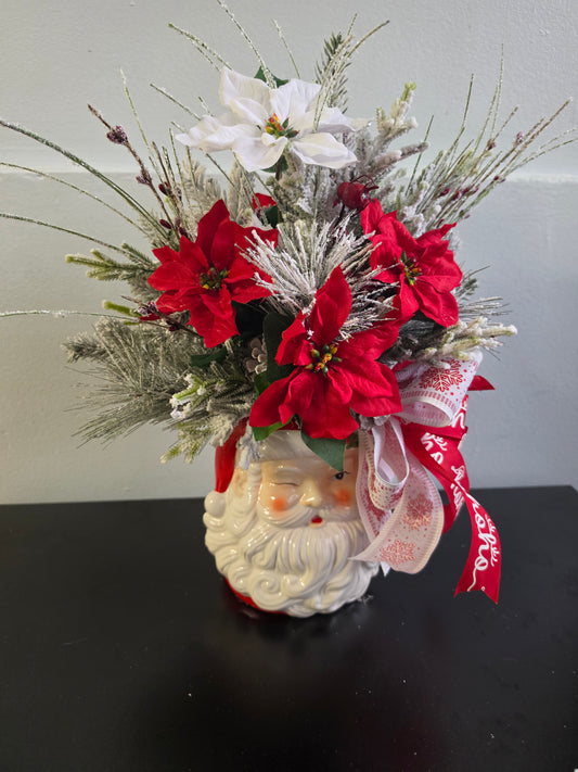 Santa Centerpiece – ALISA'S UNIQUE DESIGNS, Spencer WV