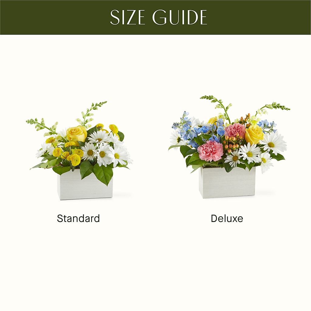 Sun Salutation Box Bouquet – ALISA'S UNIQUE DESIGNS, Spencer WV