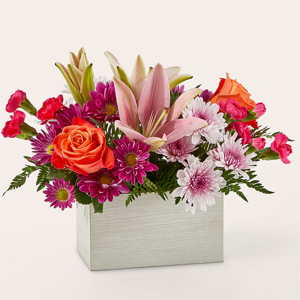 Light of My Life Box Bouquet – ALISA'S UNIQUE DESIGNS, Spencer WV