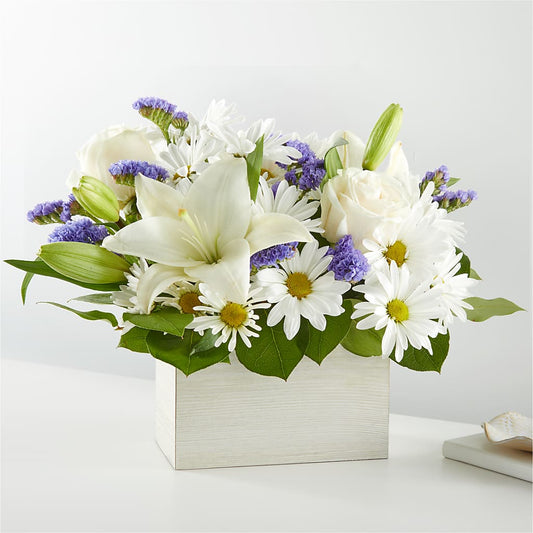 Beyond Blue Box Bouquet – ALISA'S UNIQUE DESIGNS, Spencer WV