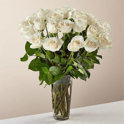 Long Stem White Rose Bouquet – ALISA'S UNIQUE DESIGNS, Spencer WV