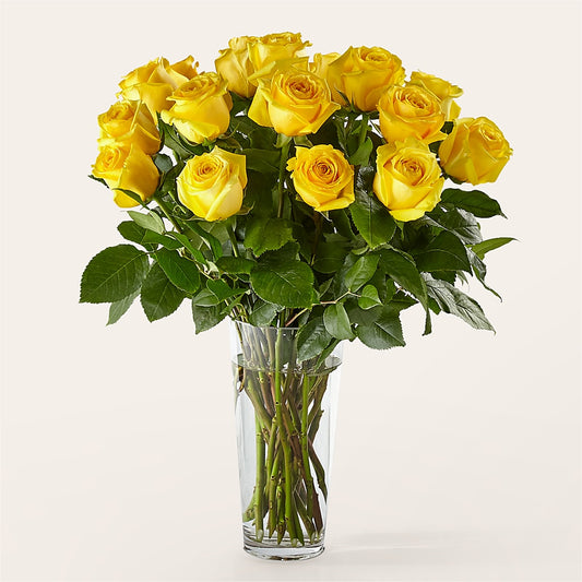 Long Stem Yellow Rose Bouquet – ALISA'S UNIQUE DESIGNS, Spencer WV