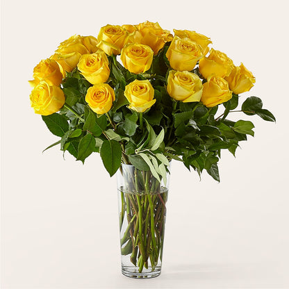 Long Stem Yellow Rose Bouquet – ALISA'S UNIQUE DESIGNS, Spencer WV