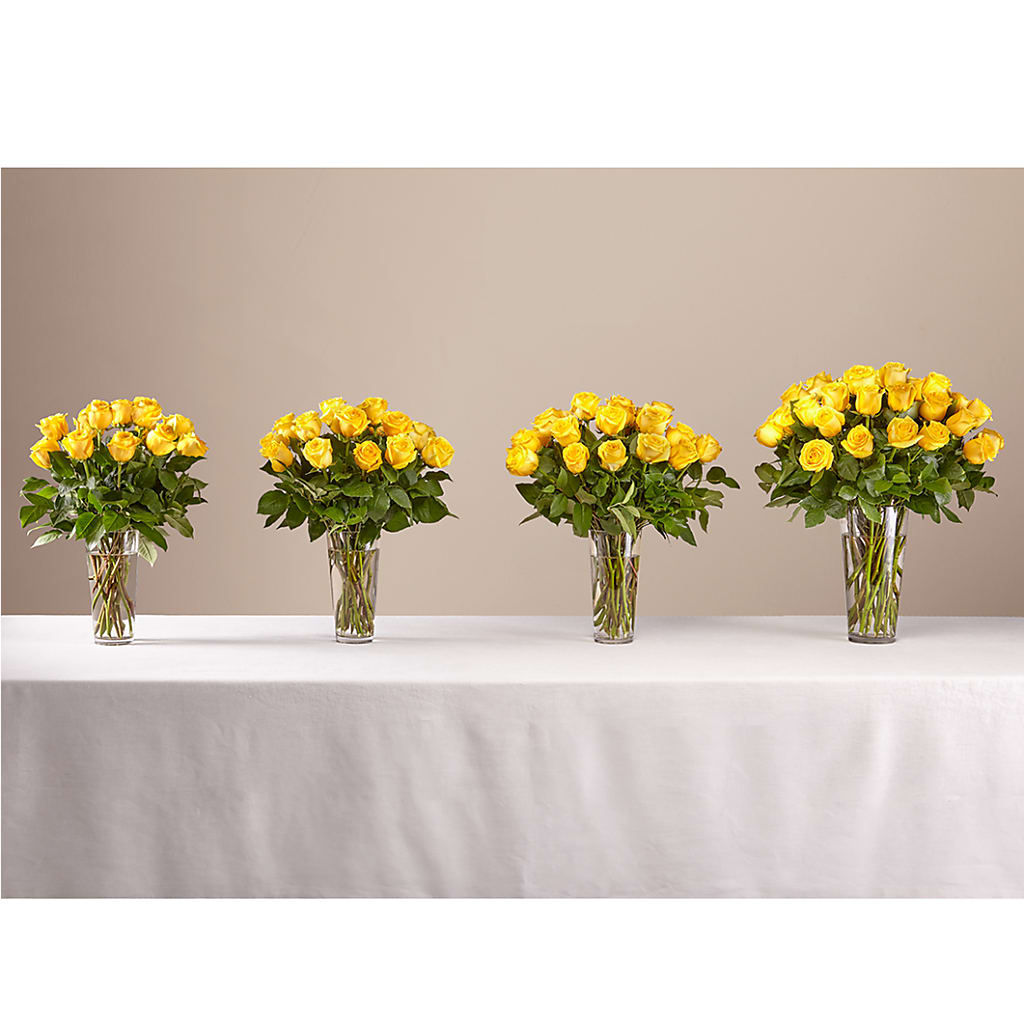 Long Stem Yellow Rose Bouquet – ALISA'S UNIQUE DESIGNS, Spencer WV