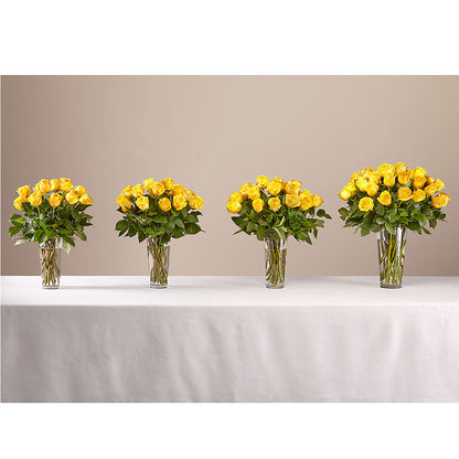 Long Stem Yellow Rose Bouquet – ALISA'S UNIQUE DESIGNS, Spencer WV