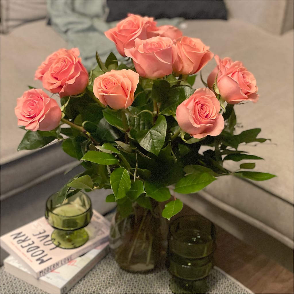 Long Stem Pink Rose Bouquet – ALISA'S UNIQUE DESIGNS, Spencer WV