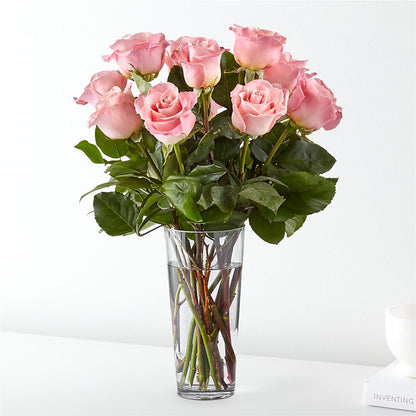 Long Stem Pink Rose Bouquet – ALISA'S UNIQUE DESIGNS, Spencer WV
