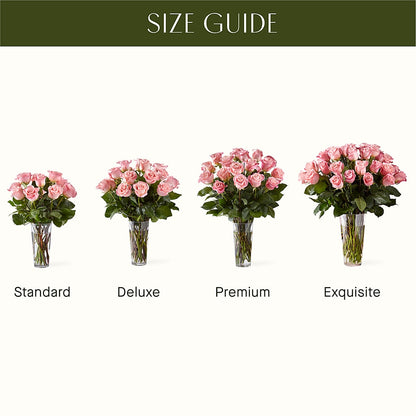 Long Stem Pink Rose Bouquet – ALISA'S UNIQUE DESIGNS, Spencer WV