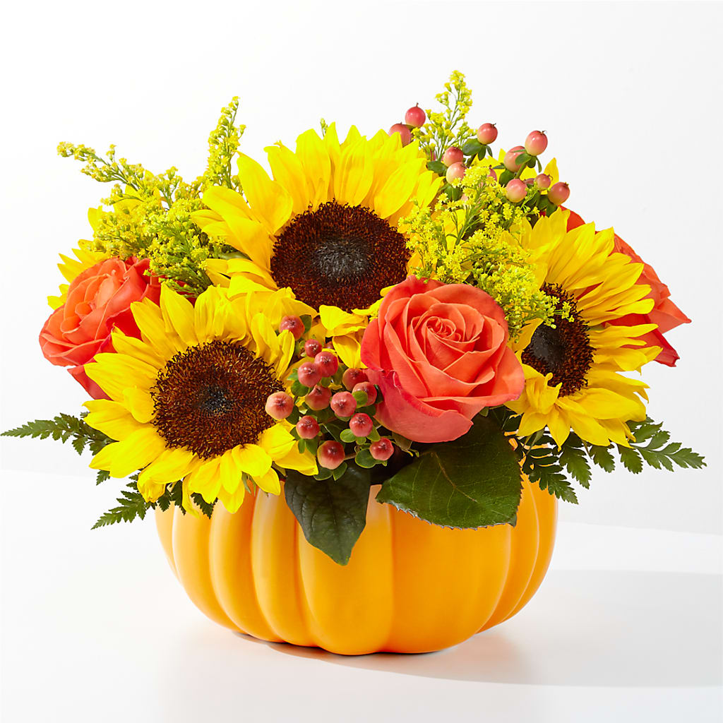 Pick of the Patch Pumpkin Bouquet – ALISA'S UNIQUE DESIGNS, Spencer WV