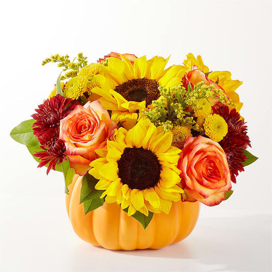 Golden Gourd Pumpkin Bouquet – ALISA'S UNIQUE DESIGNS, Spencer WV
