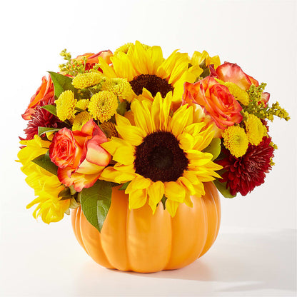Golden Gourd Pumpkin Bouquet – ALISA'S UNIQUE DESIGNS, Spencer WV