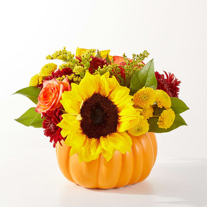 Golden Gourd Pumpkin Bouquet – ALISA'S UNIQUE DESIGNS, Spencer WV