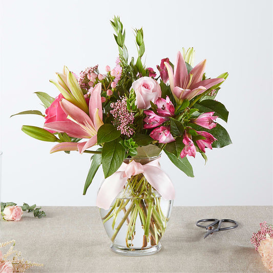 Pink Ribbon - A Florist Original – ALISA'S UNIQUE DESIGNS, Spencer WV