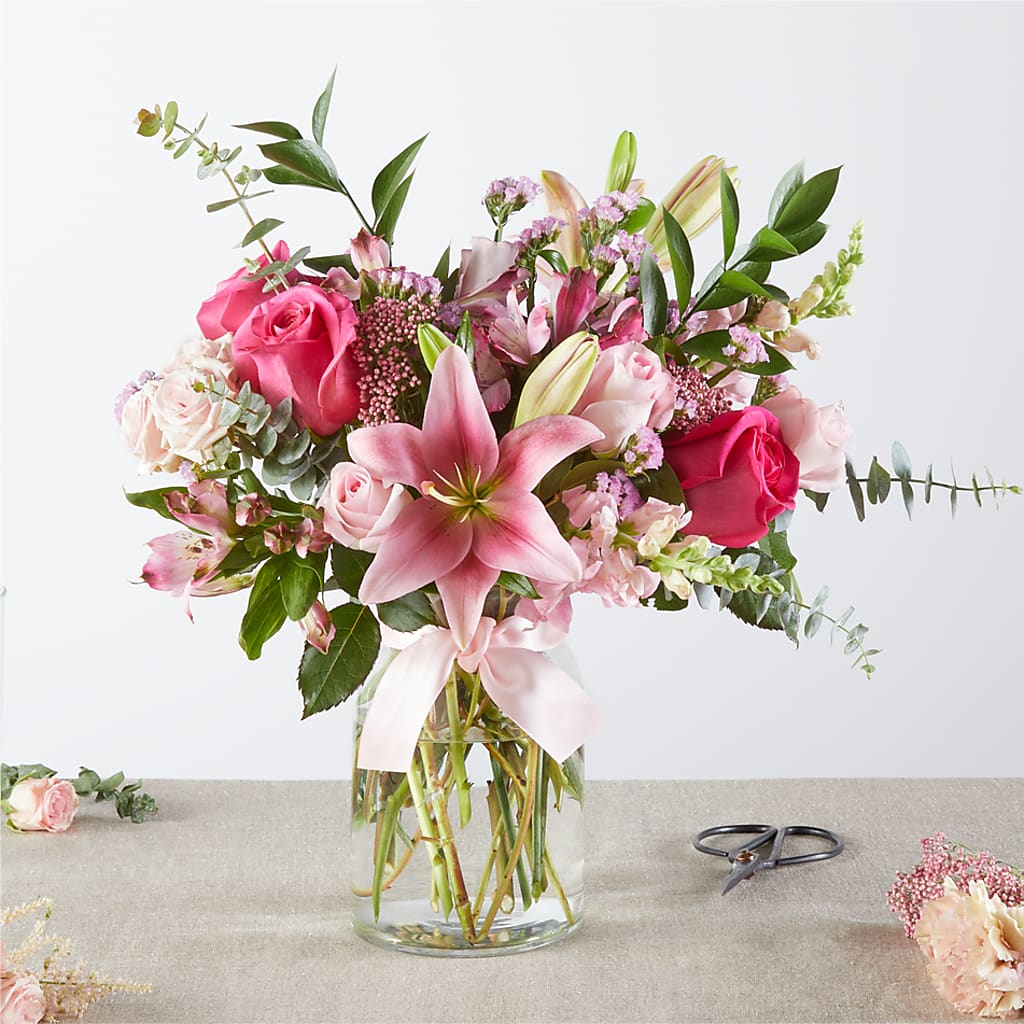 Pink Ribbon - A Florist Original – ALISA'S UNIQUE DESIGNS, Spencer WV