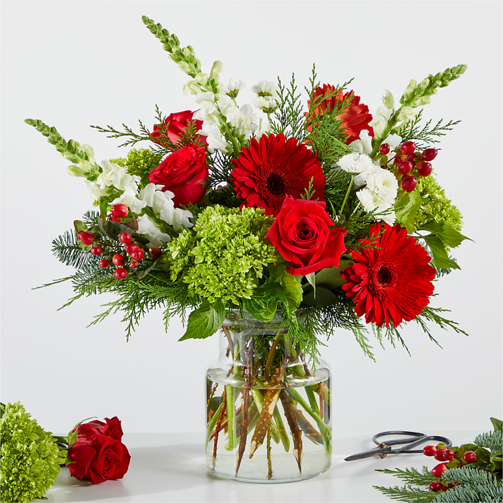 Merry Moment Bouquet – A Florist Original – ALISA'S UNIQUE DESIGNS, Spencer WV