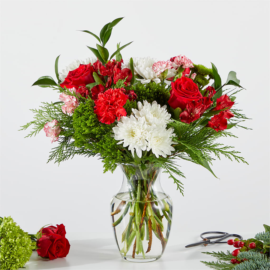 Merry Moment Bouquet – A Florist Original – ALISA'S UNIQUE DESIGNS, Spencer WV
