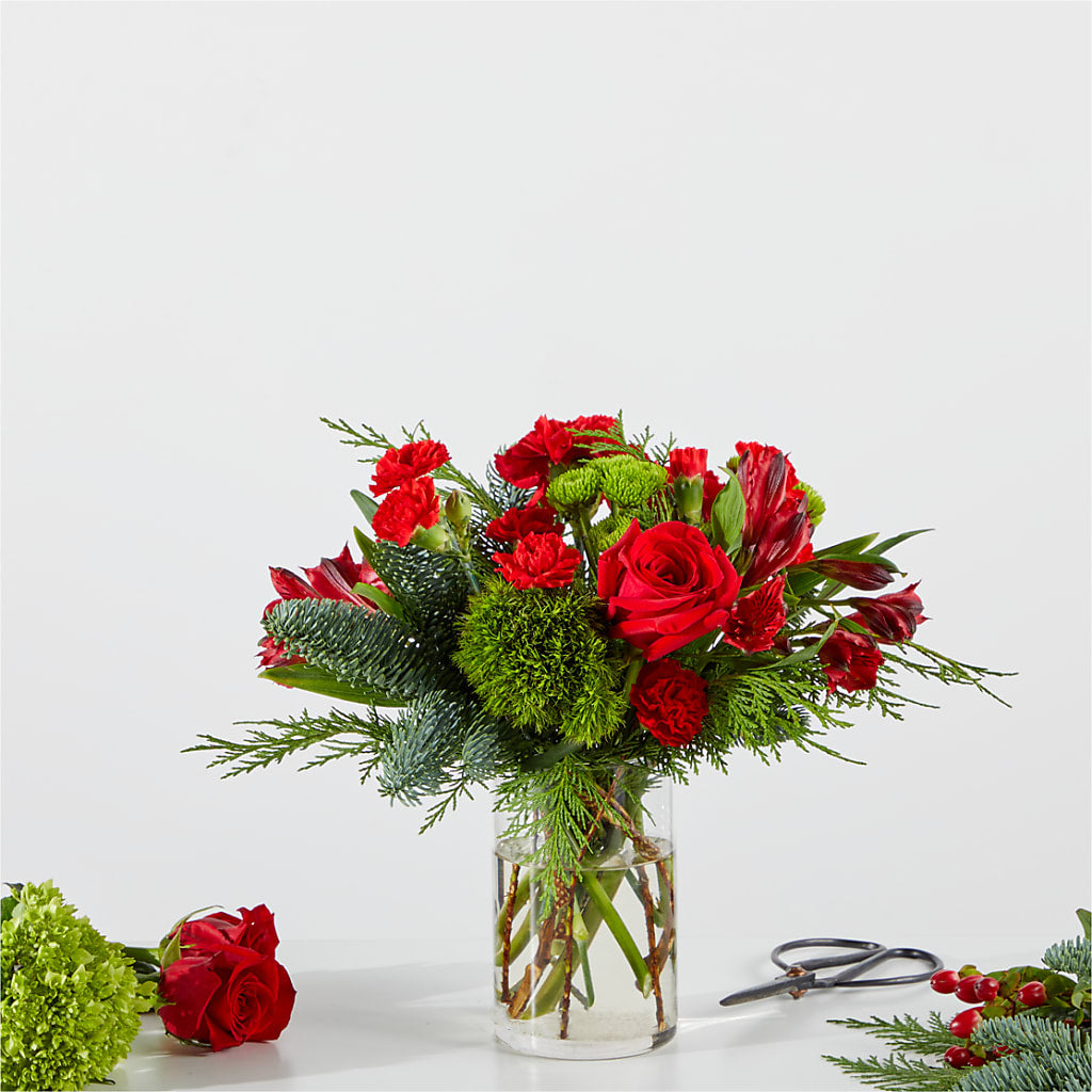 Merry Moment Bouquet – A Florist Original – ALISA'S UNIQUE DESIGNS, Spencer WV