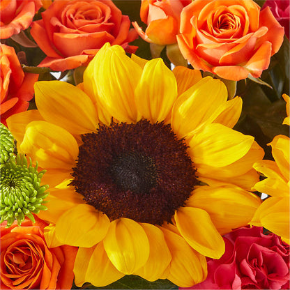 Sun-drenched Blooms Box Bouquet – ALISA'S UNIQUE DESIGNS, Spencer WV