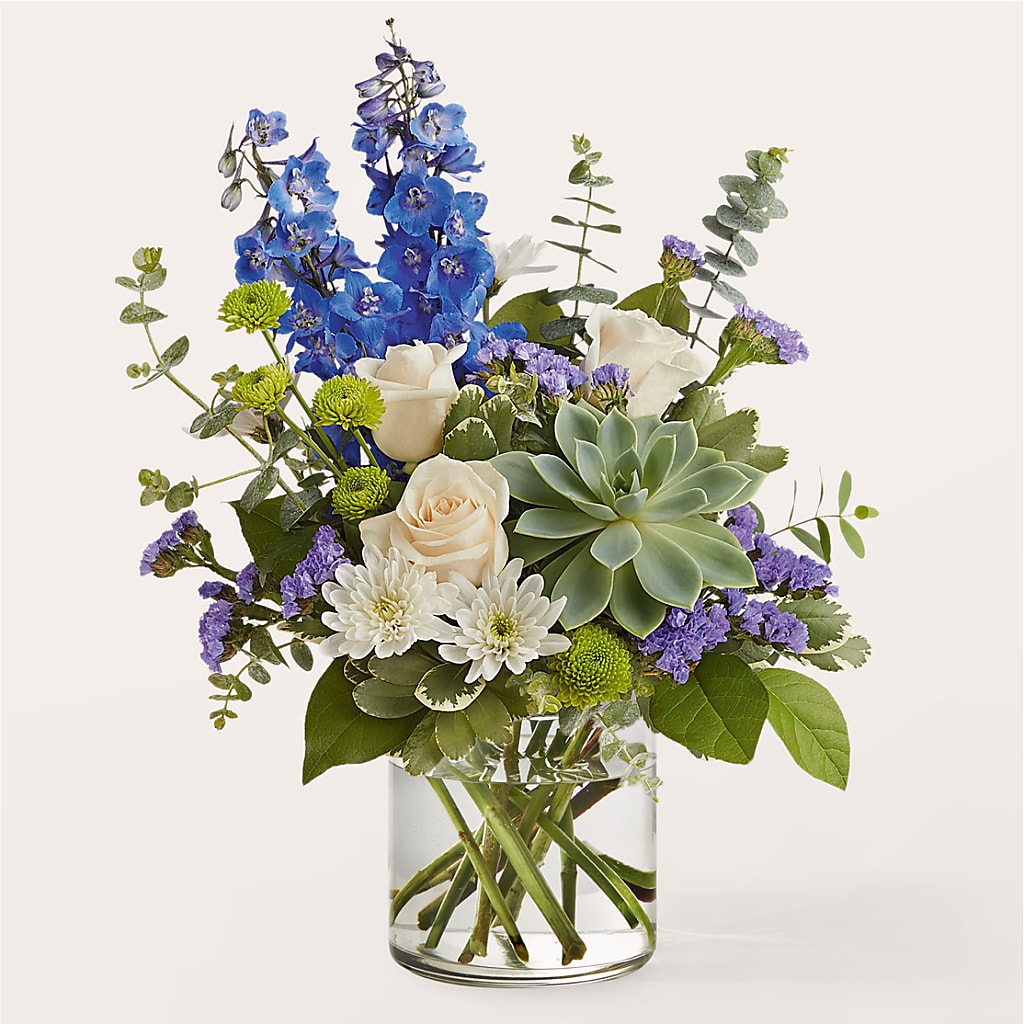 Cerulean Waves Bouquet – ALISA'S UNIQUE DESIGNS, Spencer WV