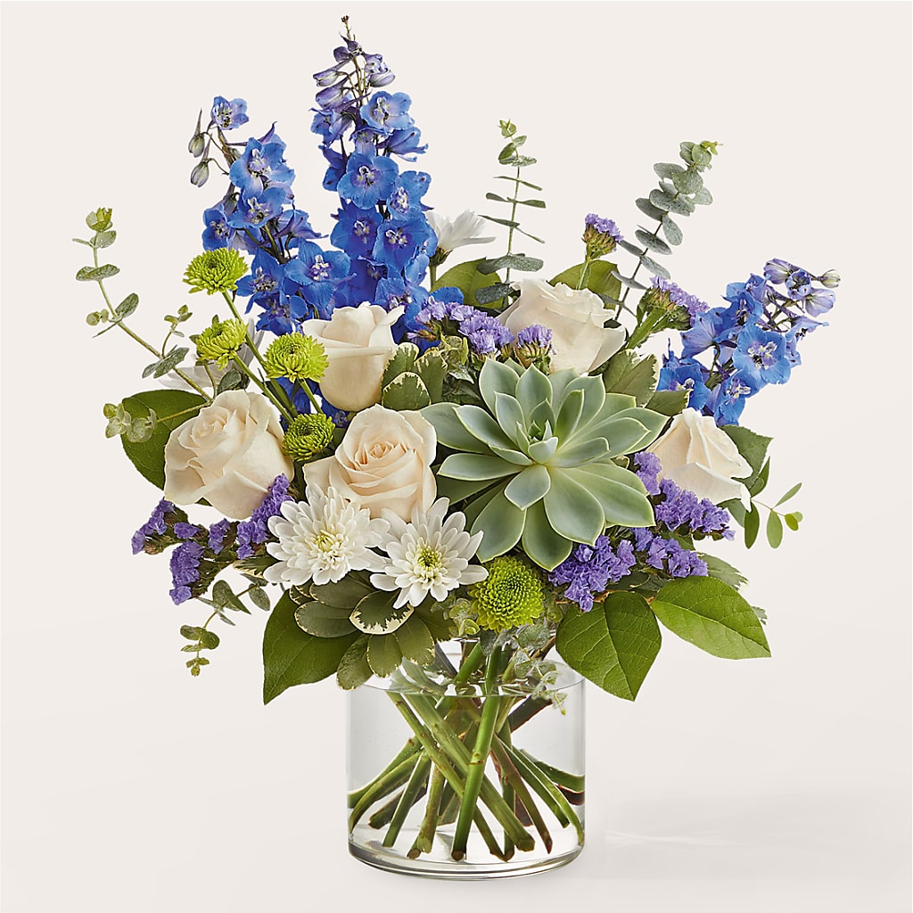 Cerulean Waves Bouquet – ALISA'S UNIQUE DESIGNS, Spencer WV