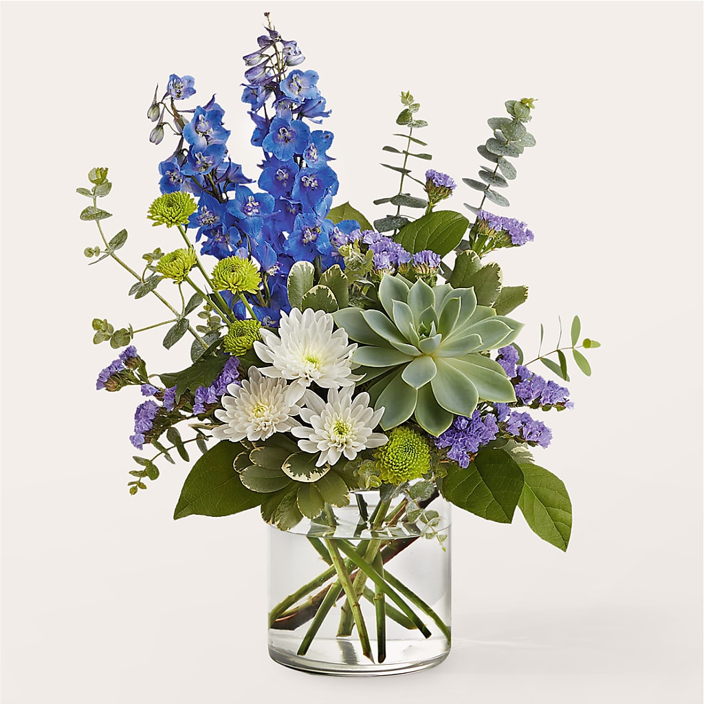 Cerulean Waves Bouquet – ALISA'S UNIQUE DESIGNS, Spencer WV
