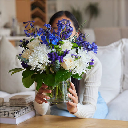 Cerulean Waves Bouquet – ALISA'S UNIQUE DESIGNS, Spencer WV