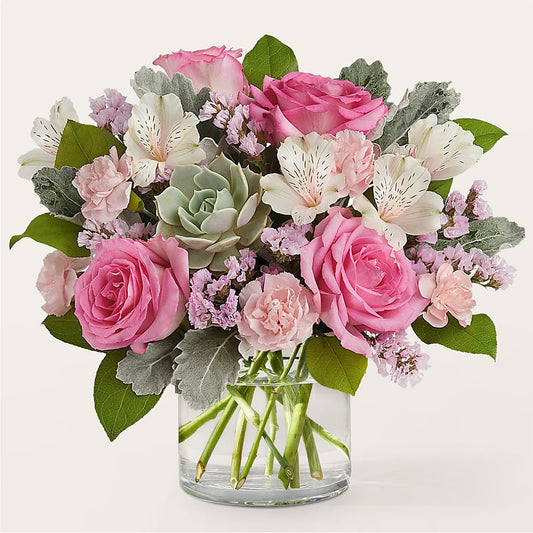 Dusty Rose Bouquet – ALISA'S UNIQUE DESIGNS, Spencer WV