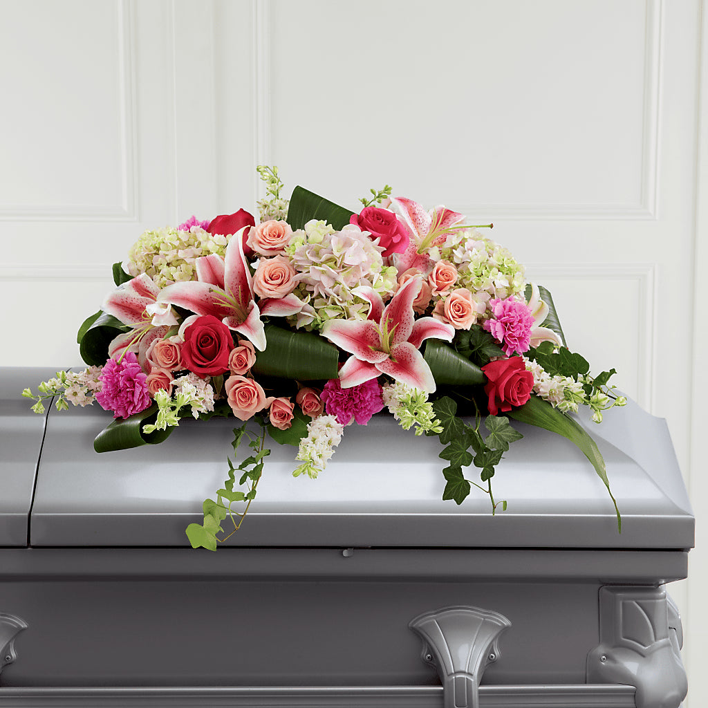 Splendid Grace Casket Spray – ALISA'S UNIQUE DESIGNS, Spencer WV