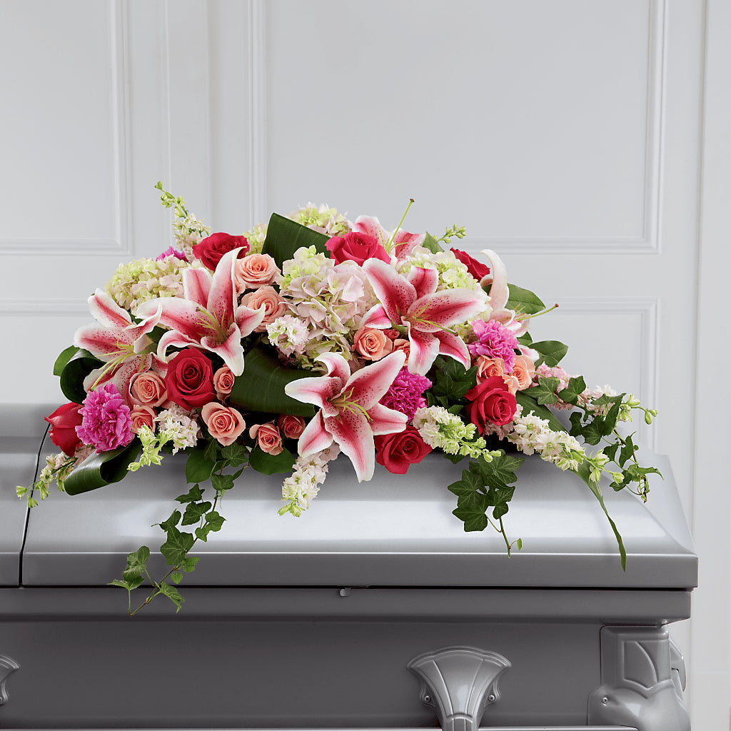 Splendid Grace Casket Spray – ALISA'S UNIQUE DESIGNS, Spencer WV