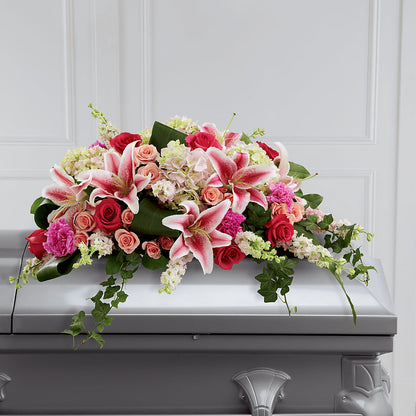 Splendid Grace Casket Spray – ALISA'S UNIQUE DESIGNS, Spencer WV