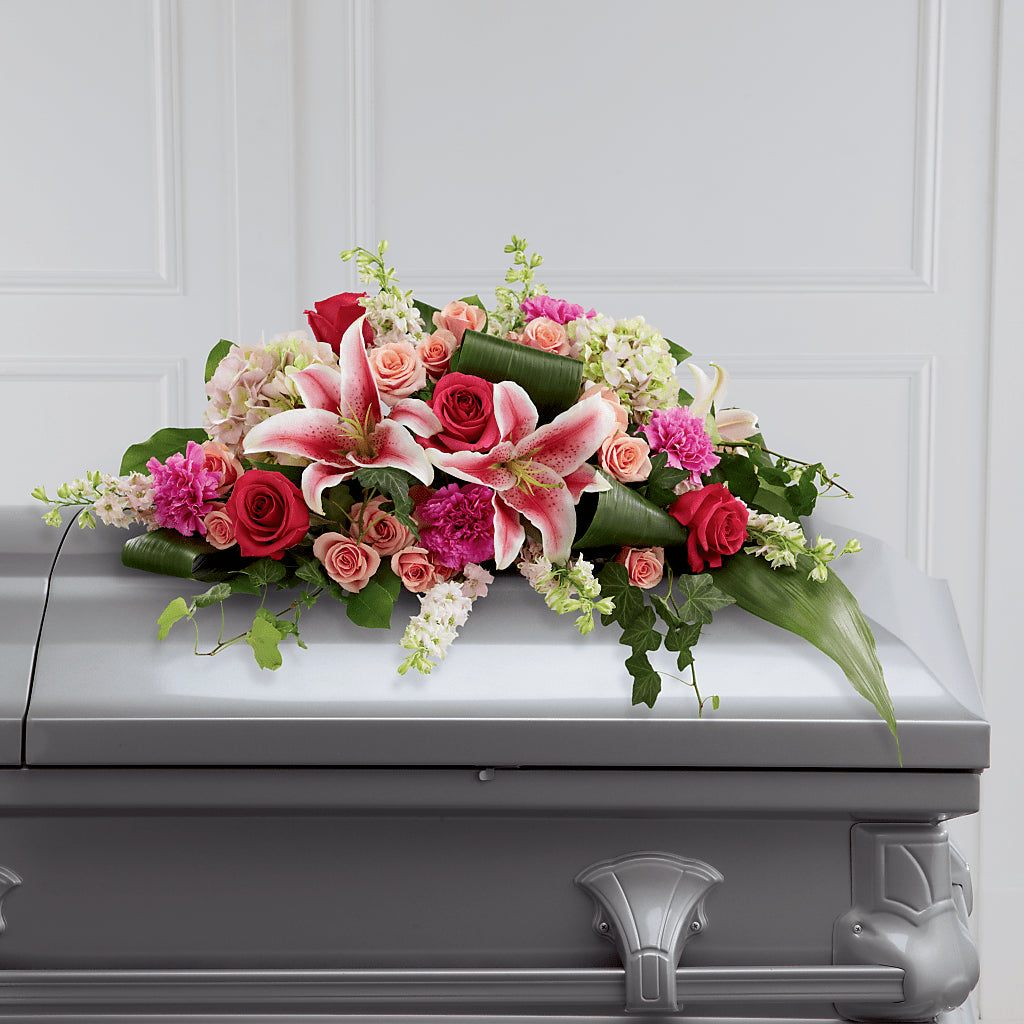 Splendid Grace Casket Spray – ALISA'S UNIQUE DESIGNS, Spencer WV