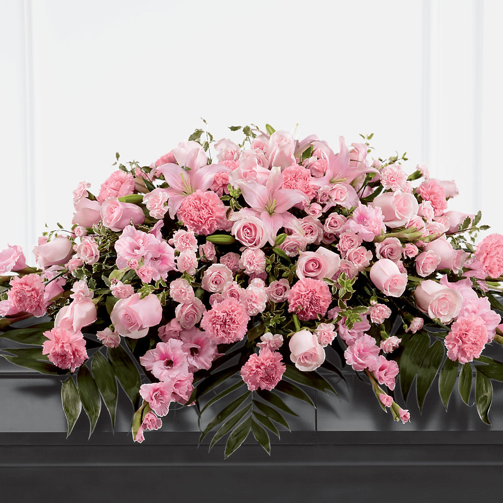 Garden of Comfort Casket Spray (Standard) – ALISA'S UNIQUE DESIGNS, Spencer WV