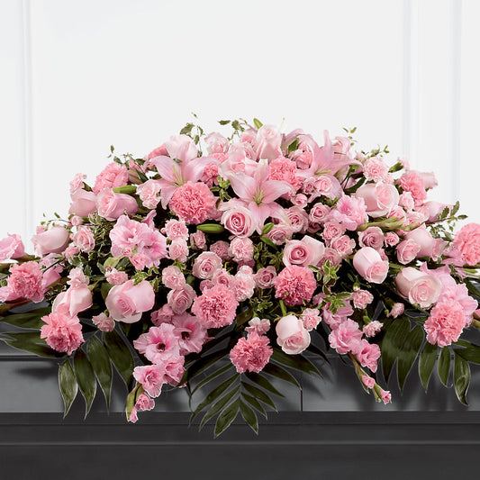 Garden of Comfort Casket Spray (Standard) – ALISA'S UNIQUE DESIGNS, Spencer WV