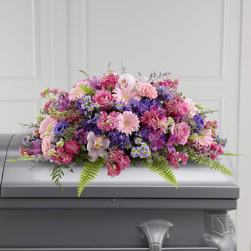Glorious Garden Casket Spray – ALISA'S UNIQUE DESIGNS, Spencer WV