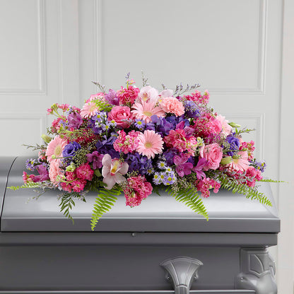 Glorious Garden Casket Spray – ALISA'S UNIQUE DESIGNS, Spencer WV