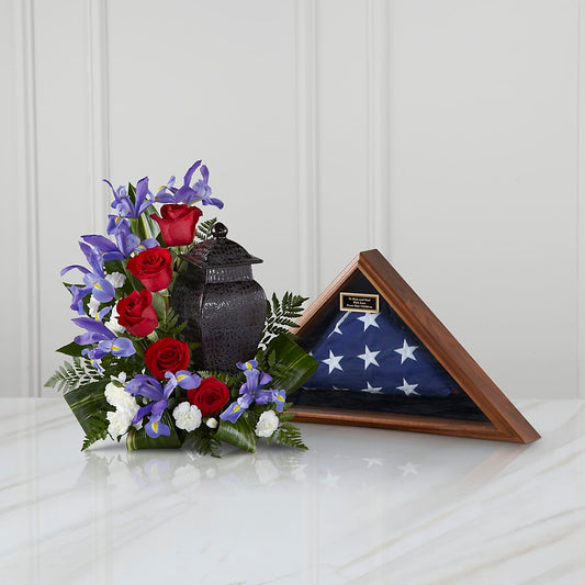 Patriotic Tribute Arrangement – ALISA'S UNIQUE DESIGNS, Spencer WV