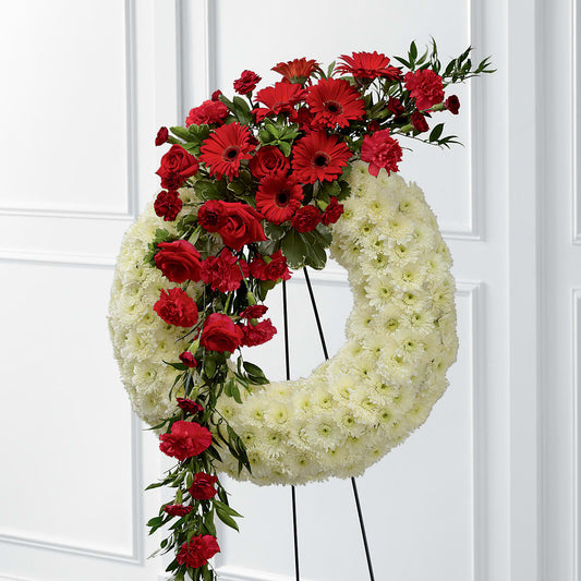 Graceful Tribute Wreath – ALISA'S UNIQUE DESIGNS, Spencer WV