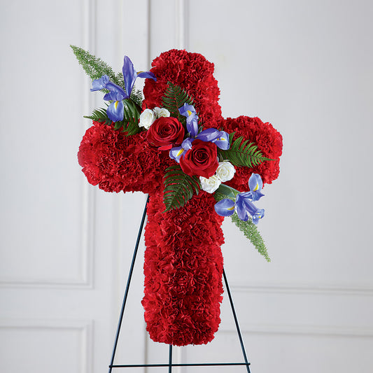 Faithful Hero Floral Cross – ALISA'S UNIQUE DESIGNS, Spencer WV