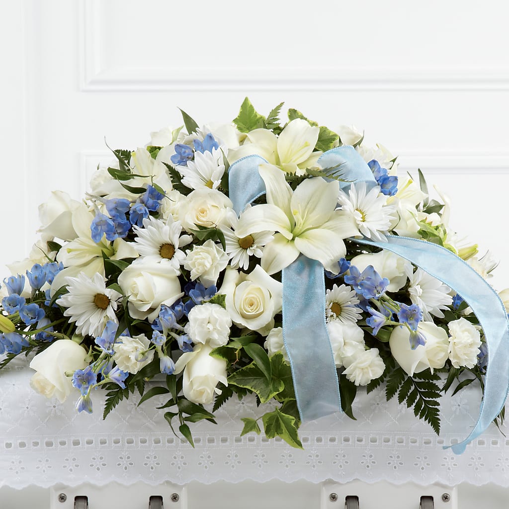 Tender Treasure Casket Spray – ALISA'S UNIQUE DESIGNS, Spencer WV
