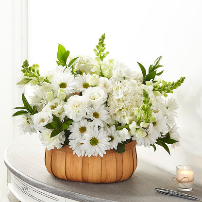 Pure Ivory Basket – ALISA'S UNIQUE DESIGNS, Spencer WV