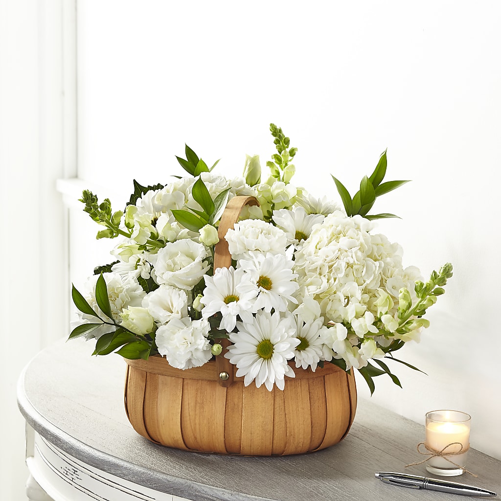 Pure Ivory Basket – ALISA'S UNIQUE DESIGNS, Spencer WV