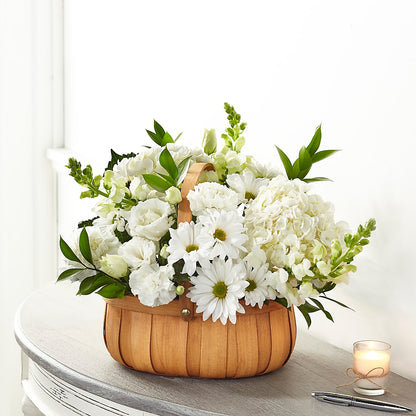 Pure Ivory Basket – ALISA'S UNIQUE DESIGNS, Spencer WV